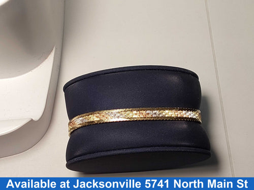 Tricolor Bracelet - Yellow Gold 14k (.585) 15.2 grams 7 inch
