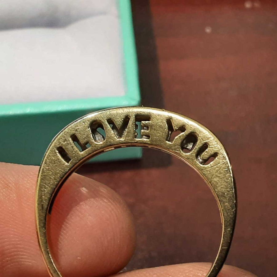Women's Ring - Yellow Gold 10k (.417) 2.9 grams Size 20