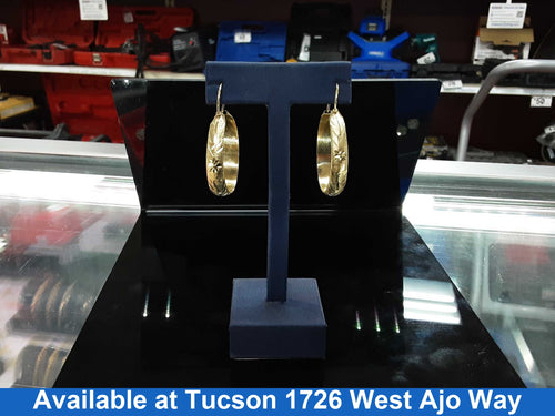 Bangle Earrings - Yellow Gold 10k (.417) 6.6 grams
