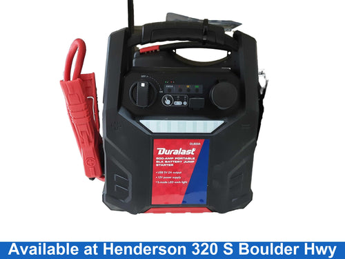 Duralast Jumper Black Battery Booster / Jumper