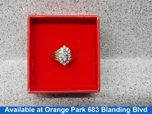 Women's Ring - Yellow Gold 14k (.585) 4.4 grams Size 6.5