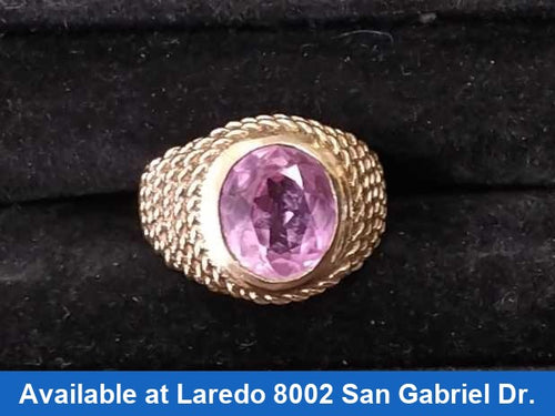 Man's Ring - Yellow Gold 10k (.417) 12.9 grams Size 9.5