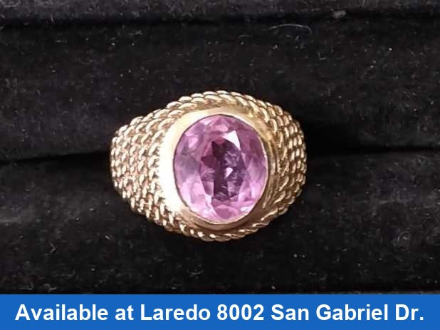 Man's Ring - Yellow Gold 10k (.417) 12.9 grams Size 9.5