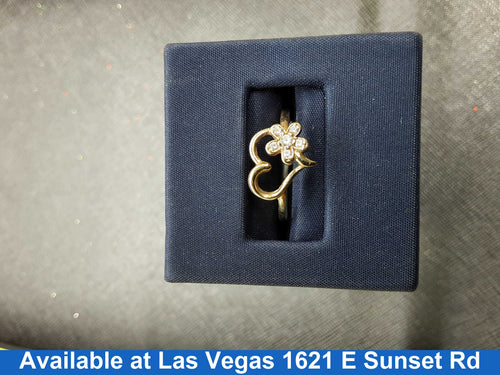 Women's Ring - Yellow Gold 14k (.585) 2 grams Size 20