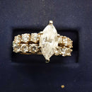 Women's Ring - Yellow Gold 10k (.417) 6.5 grams Size 7.5