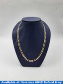 14kt Concave Curb Chain