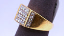 Men's Ring - Yellow Gold 18k (.750) 9.1 grams Size 8.5