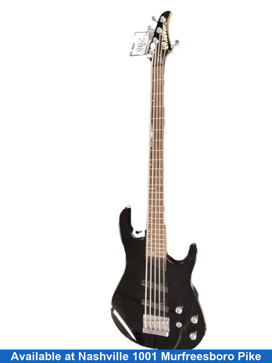 Washburn Mb-5 Black Bass Guitar