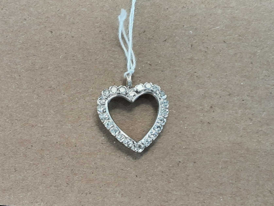 Diamond Pendant - White Gold 14k (.585) 3.2 grams