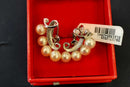 Pearl Earrings - White Gold 14k (.585) 6.4 grams