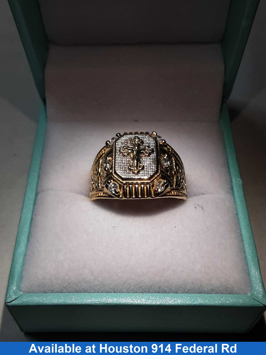 Men's Ring - Yellow Gold 10k (.417) 3.3 grams Size 8.5