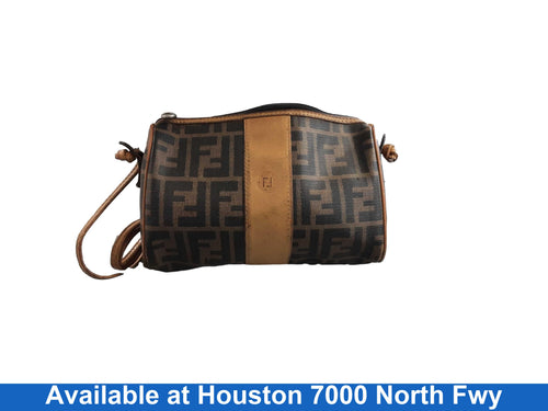Fendi Zucca Crossbody Brown Purse / Handbag