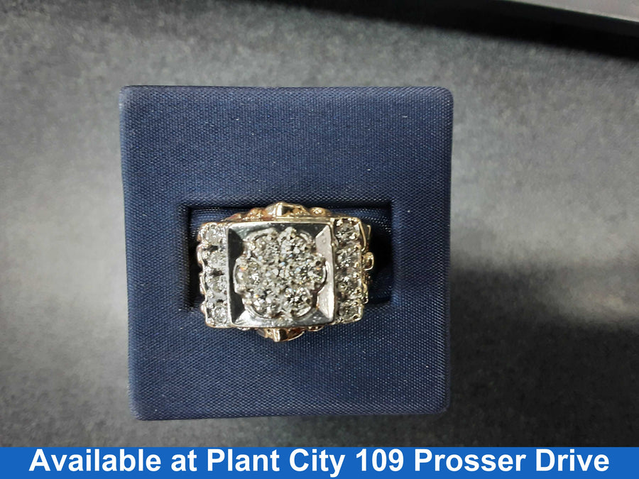 Women's Ring - Yellow Gold 10k (.417) 9.6 grams Size 8.5