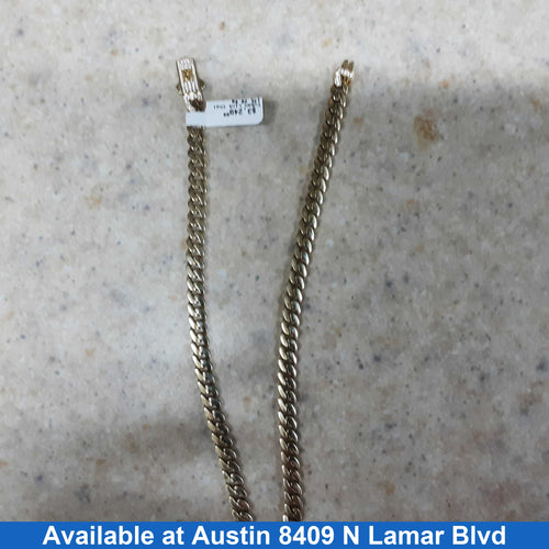 Cuban Link Chain - Yellow Gold 14k (.585) 20.6 grams 7 inch