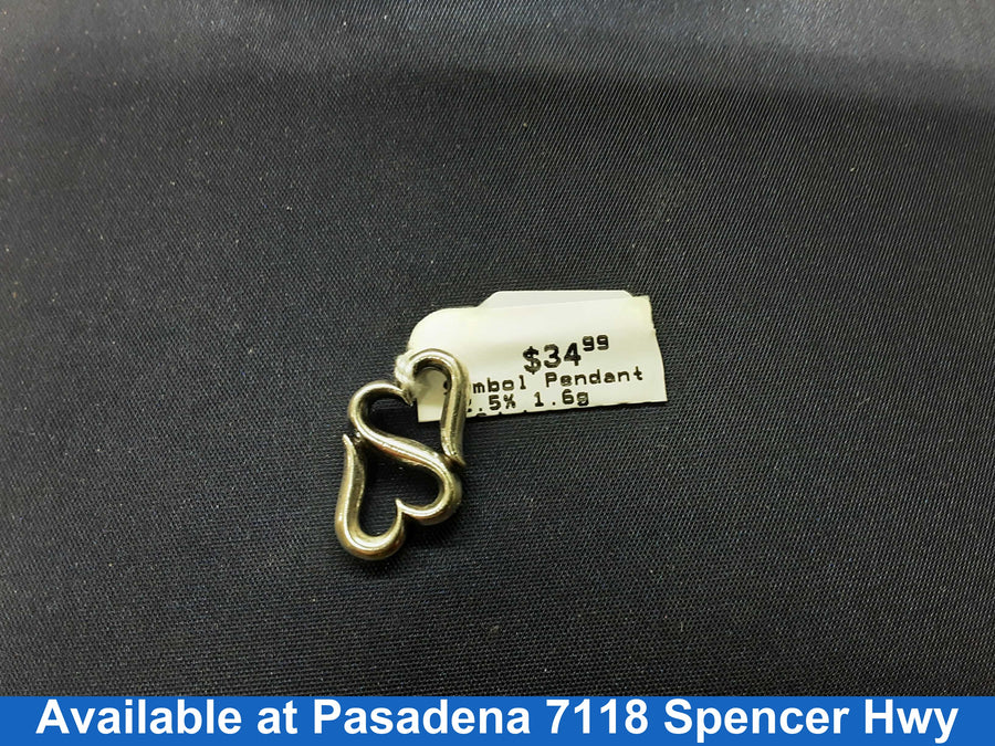 Symbol Pendant - Silver 1.6 grams