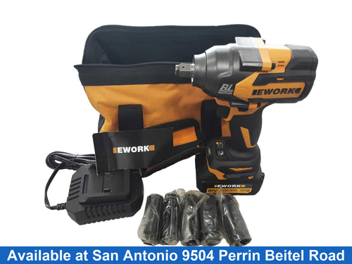 Ework Rb-810 Orange Corded Impact Drill