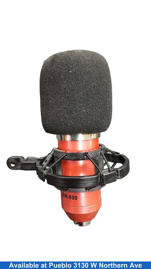 Bm Bm800 Red Corded Microphone