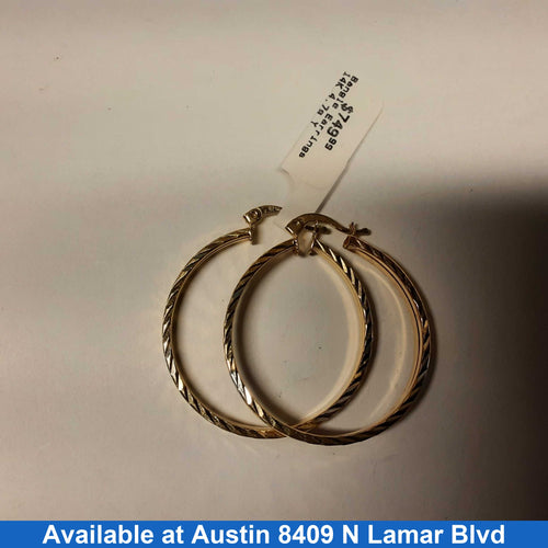 Bangle Earrings - Yellow Gold 14k (.585) 4.7 grams