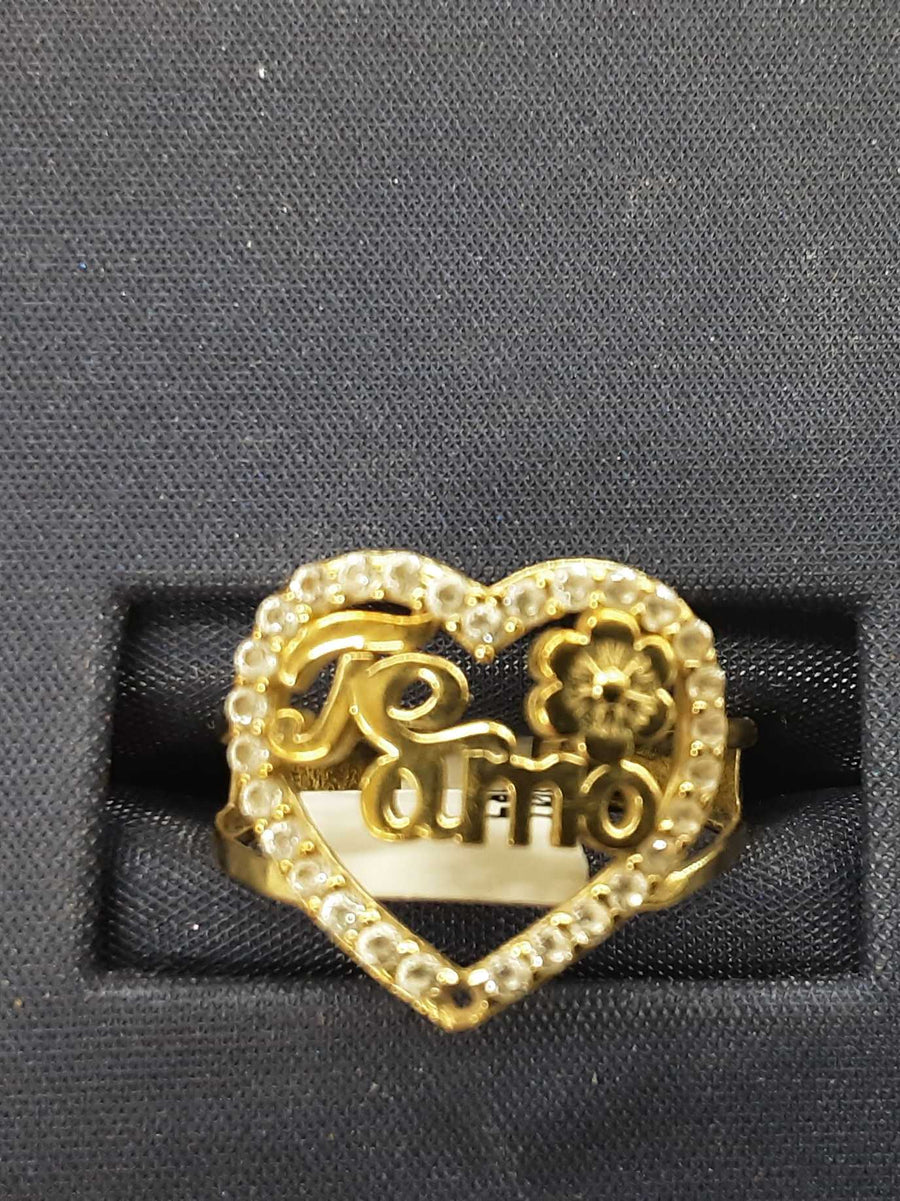 Women's Ring - Yellow Gold 10k (.417) 1.8 grams Size 5