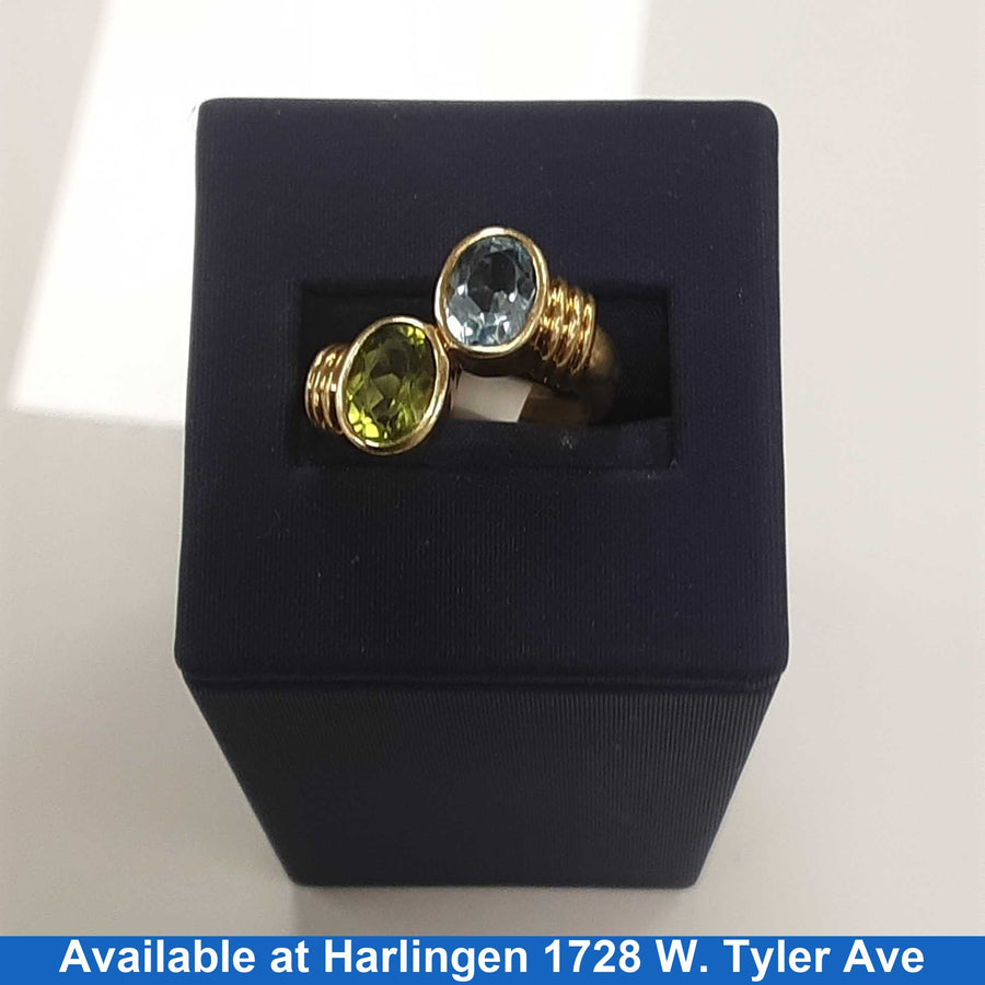 Women's Ring - Yellow Gold 14k (.585) 7.3 grams Size 7
