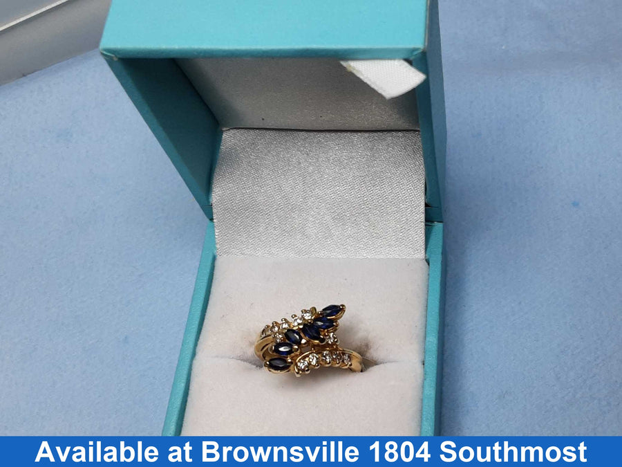 Women's Ring - Yellow Gold 14k (.585) 4 grams Size 5.5