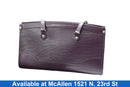 Louis Vuitton Epi Leather Purple Purse / Handbag