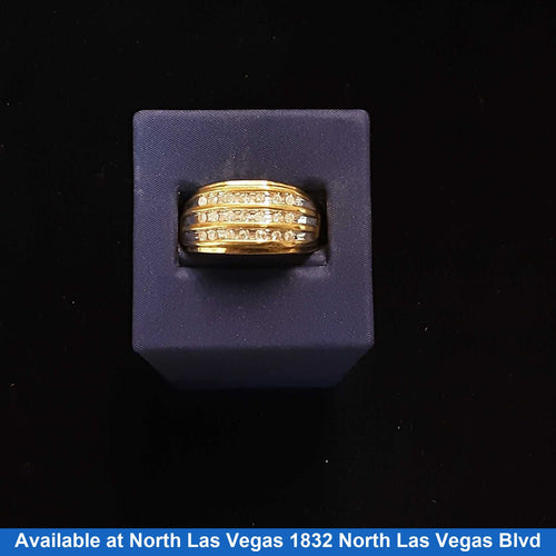 Men's Ring - Yellow Gold 10k (.417) 5.2 grams Size 10