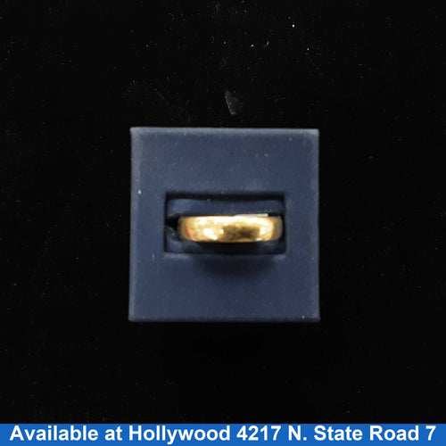 Ring - Wedding Band - Yellow Gold 14k (.585) 4.4 grams Size 11