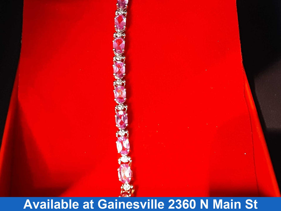 Tennis Bracelet - White Gold 10k (.417) 7.7 grams 6 inch