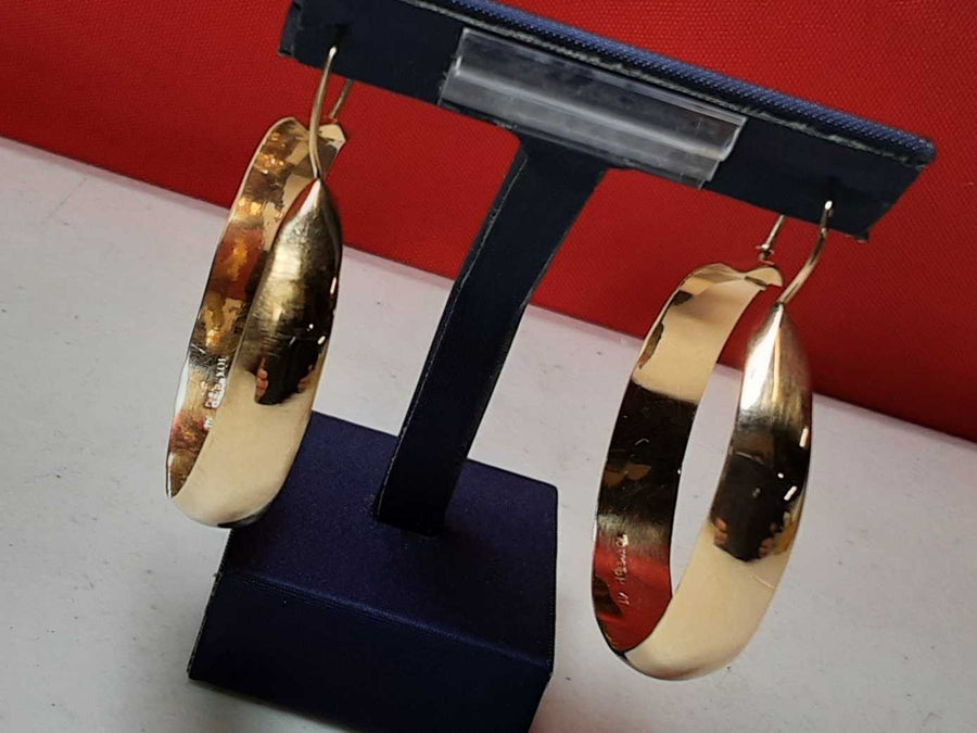 Bangle Earrings - Yellow Gold 10k (.417) 9.8 grams