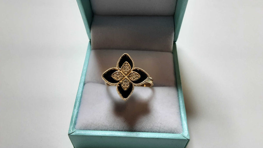 Women's Ring - Yellow Gold 14k (.585) 3.6 grams Size 9