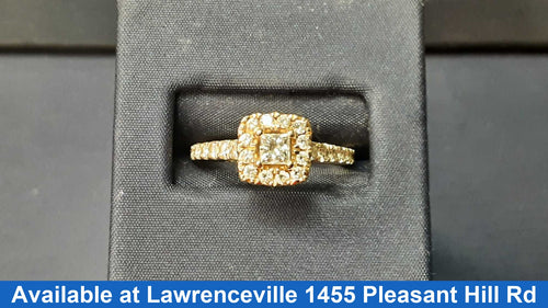 Women's Ring - Solitaire - Yellow Gold 14k (.585) 3.9 grams Size 6