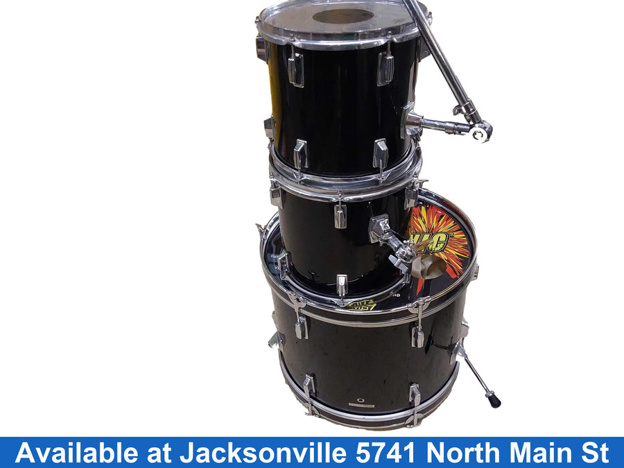 Remo 3 Piece Drum Set Black Drum Set