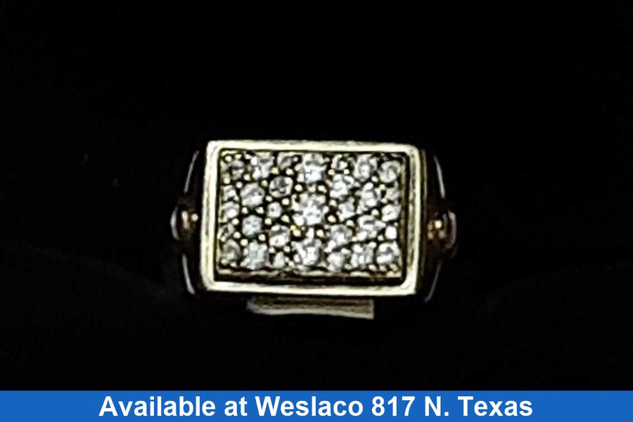 Men's Ring - Yellow Gold 14k (.585) 5.4 grams Size 11.5