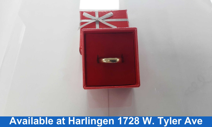 Ring - Wedding Band - Yellow Gold 14k (.585) 2.7 grams Size 10