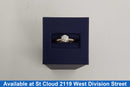 Women's Ring - Solitaire - White Gold 14k (.585) 2.13 grams Size 20