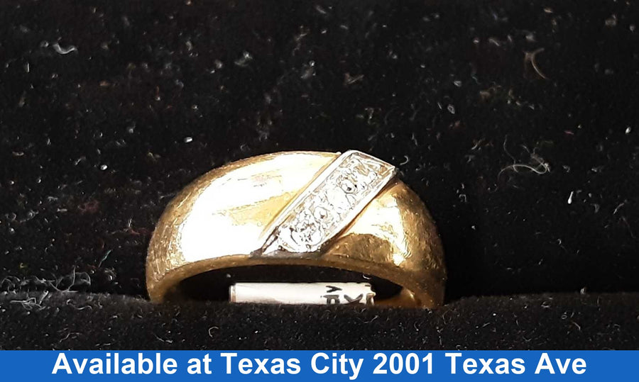 Women's Ring - Yellow Gold 10k (.417) 3.6 grams Size 5