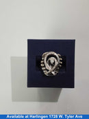 Women's Ring - White Gold 10k (.417) 12.8 grams Size 5