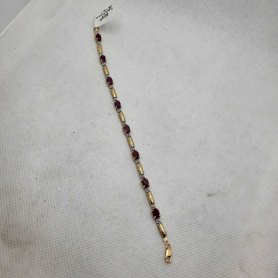 Figaro Bracelet - Yellow Gold 10k (.417) 7.8 grams 14 inch