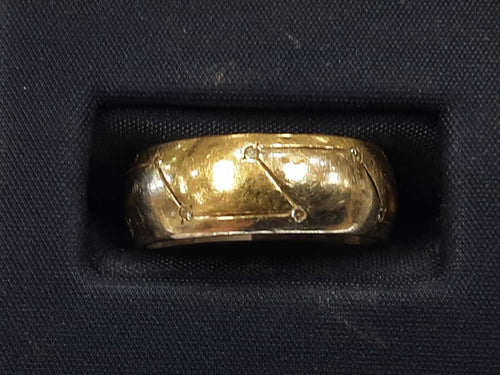Ring - Wedding Band - Yellow Gold 10k (.417) 6.8 grams Size 7.5