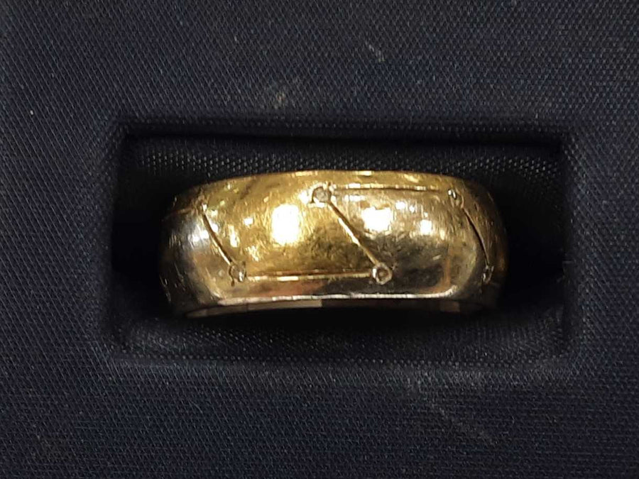 Ring - Wedding Band - Yellow Gold 10k (.417) 6.8 grams Size 7.5