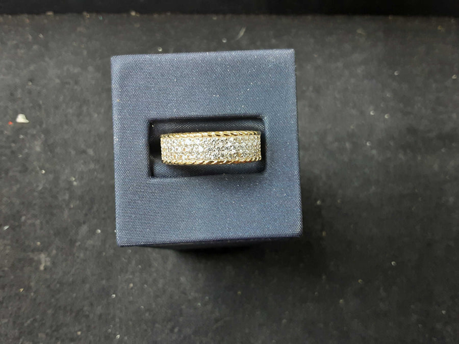 Ring - Wedding Band - Yellow Gold 14k (.585) 4.7 grams Size 20