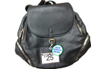 Gussaci Leather Backpack Black Purse / Handbag