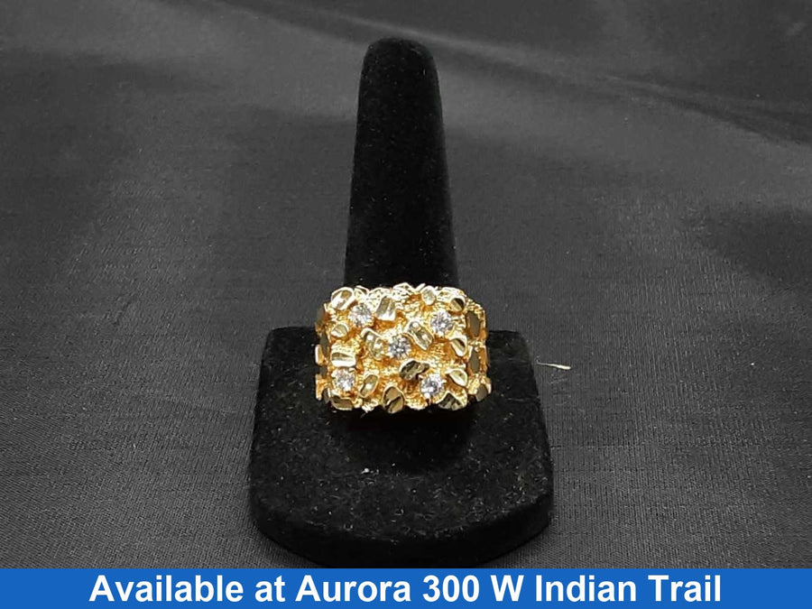 Men's Ring - Yellow Gold 10k (.417) 7.5 grams Size 9.5