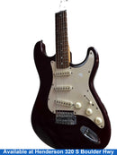 Johnson Fender Player Stratocaster Red Electric Classic Guitar