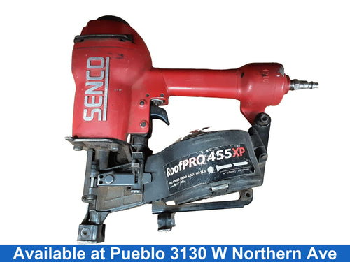 Senco 455xp Red Pneumatic Roofing Nailer