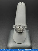 Women's Ring - White Gold 14k (.585) 4.6 grams Size 9