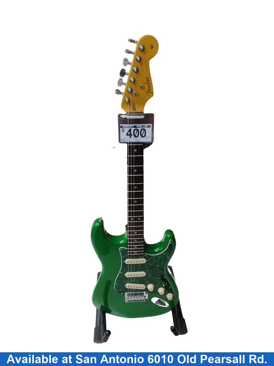 Fender Statocaster Green Electric Classic Guitar