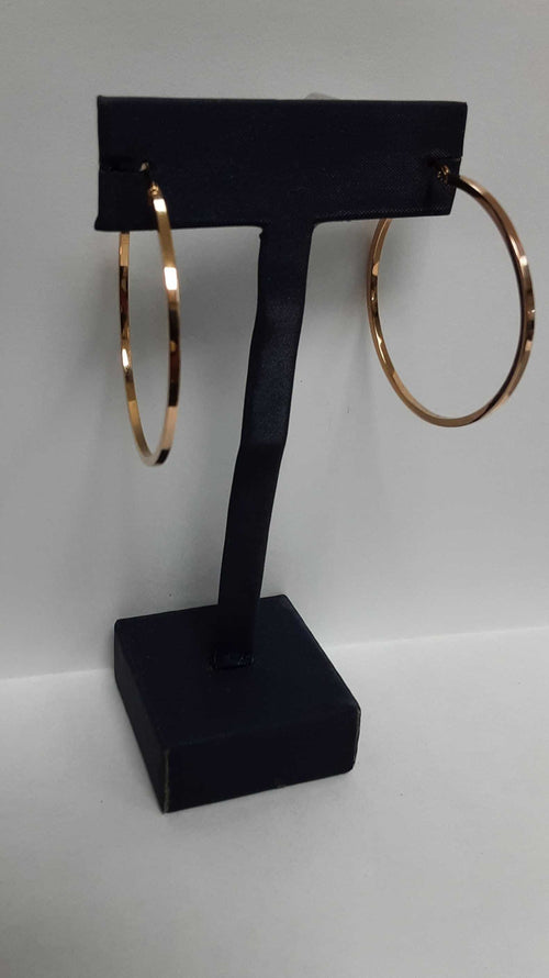Hoop Earrings - Rose Gold 14k (.585) 1.6 grams