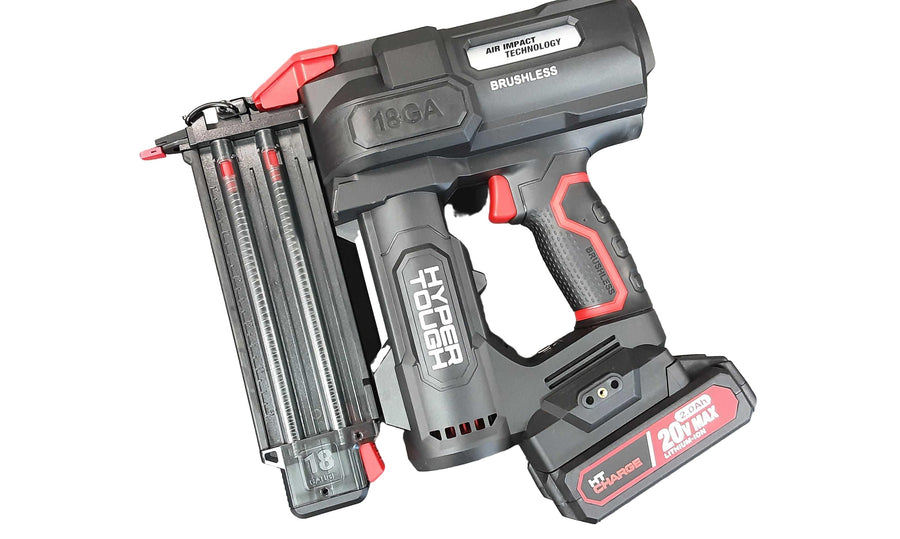 Hyper Tough Cct18bwt8 Black Cordless Framing Nailer